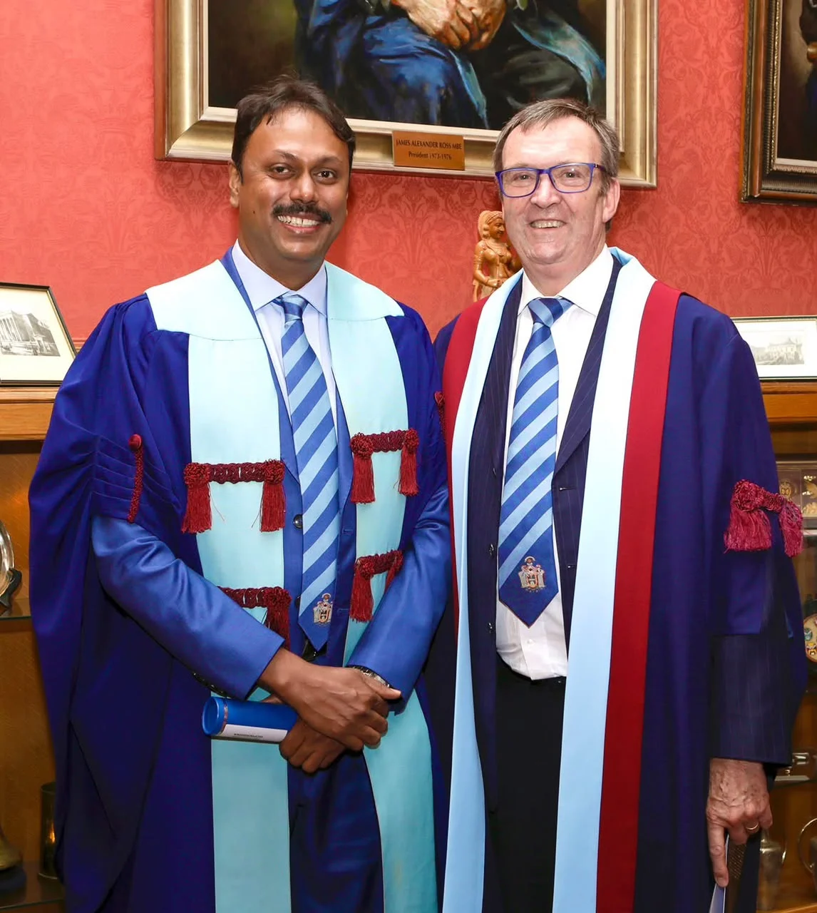 Dr. V. Gopikrishna at RCSEd Convocation Ceremony in Edinburgh